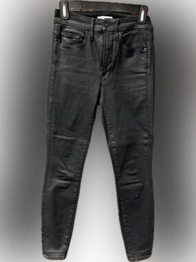 Good American Good Legs Women's Black coated Jeans